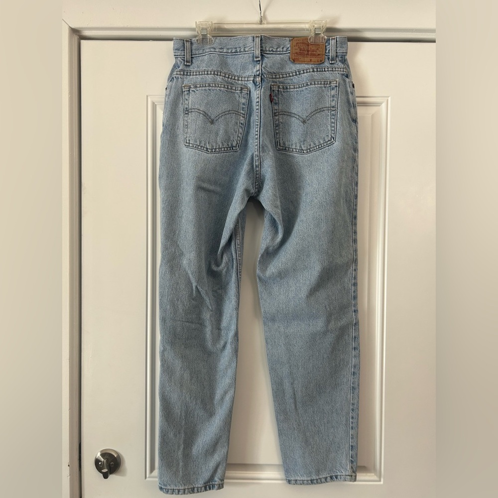 Vintage Levi’s 550 Jeans Relaxed Fit 1990’s Light Wash size 14 - Picture 2 of 11